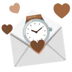 lettera d’amore + orologio