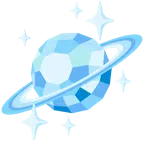 Edelstein + Ringplanet