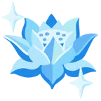 Edelstein + Lotusblüte