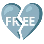 cuore infranto + pulsante FREE