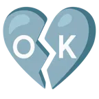 cuore infranto + pulsante OK