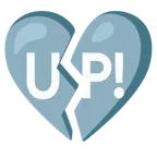 cuore infranto + pulsante UP!