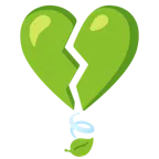 cuore infranto + foglia al vento