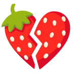 cuore infranto + fragola