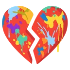 cuore infranto + tavolozza