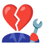 cuore infranto + martello e chiave inglese