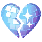 cuore infranto + palla da discoteca