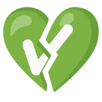 cuore infranto + pulsante segno di spunta