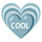 cuore che cresce + pulsante COOL