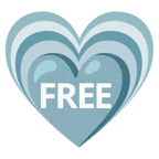 cuore che cresce + pulsante FREE