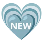 cuore che cresce + pulsante NEW