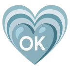 cuore che cresce + pulsante OK
