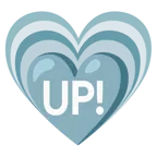 cuore che cresce + pulsante UP!