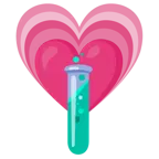 cuore che cresce + provetta