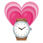 cuore che cresce + orologio