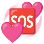 cuori che girano + pulsante SOS
