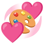 cuori che girano + tavolozza