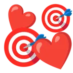 cuori che girano + bersaglio