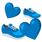 cuori che girano + scarpa sportiva