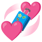 cuori che girano + valigia
