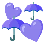 cuori che girano + ombrello