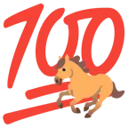 100 punti + cavallo