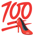 100 punti + scarpa con il tacco