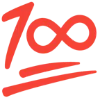 100 punti + simbolo dell’infinito