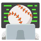 laptop + baseball