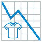 grafico con andamento negativo + t-shirt