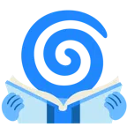 Bücherstapel + Wirbel