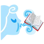 Bücherstapel + Wind