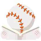 Bücherstapel + Baseball