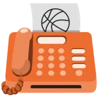 Faxgerät + Basketball