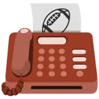Faxgerät + Football