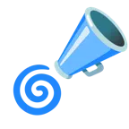 megaphone + cyclone