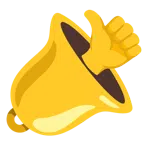 bell + thumbs up