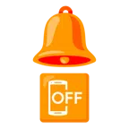 bell + mobile phone off
