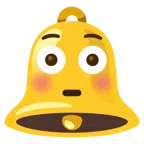 bell + flushed face