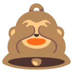 bell + see-no-evil monkey