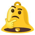 bell + thinking face