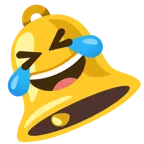 bell + rolling on the floor laughing
