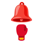 bell + boxing glove