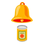 bell + canned food