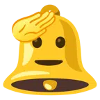 bell + saluting face