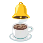 bell + hot beverage