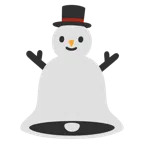 bell + snowman without snow