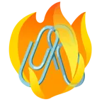 fuoco + graffette attaccate