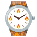 fuoco + orologio
