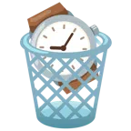 cestino + orologio